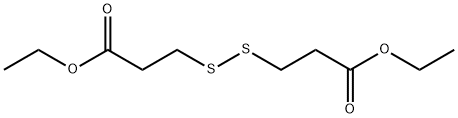 3,3'-ジチオビス(プロパン酸エチル) 化学構造式