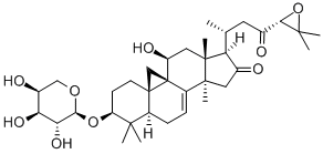 シミシダノール3-O-α-L-アラビノシド 化学構造式