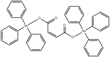 フマル酸ビス(トリフェニルスタンニル) 化学構造式
