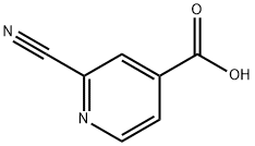 2-CYANO-4-PYRIDINE CARBOXYLIC ACID Struktur