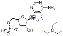 サイクリックアデノシン3′,5′-一チオりん酸,RP-ISOMER,トリエチルアンモニウム塩 化学構造式