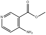 4-アミノピリジン-3-カルボン酸メチル 化学構造式