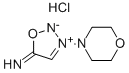 5-氨基-3-(4-吗啉基)-1,2,3-恶二唑盐酸盐, 16142-27-1, 结构式