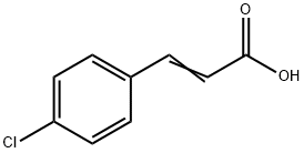 4-Chlorocinnamic acid Structure