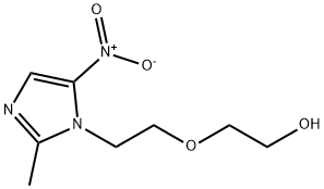 O-羟乙基甲硝唑, 16156-94-8, 结构式