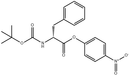 BOC-D-PHENYLALANINE 4-NITROPHENYL ESTER Structure
