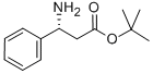 (3R)-3-氨基-3-苯基丙酸叔丁酯 结构式