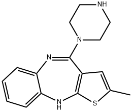 N-去甲基奥氮平 结构式