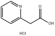 2-吡啶乙酸盐酸盐, 16179-97-8, 结构式