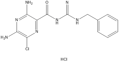 BENZAMIL HYDROCHLORIDE Structure