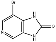 7-溴-1,3-二氢咪唑并[4,5-C]吡啶-2-酮 结构式