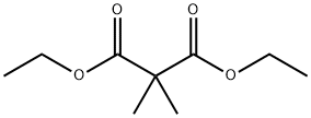 2,2-ジメチルマロン酸ジエチル 化学構造式