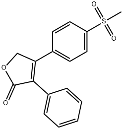 ロフェコキシブ 化学構造式