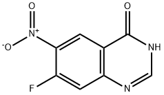 7-氟-6-硝基-4-羟基喹唑啉, 162012-69-3, 结构式