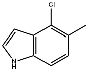 1H-Indole, 4-chloro-5-Methyl- Structure