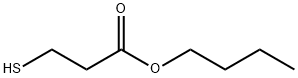 3-メルカプトプロパン酸ブチル 化学構造式