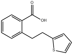 2-[2-(2-噻吩基)乙基]苯甲酸, 1622-54-4, 结构式