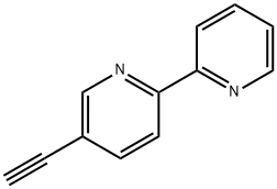 5-エチニル-2,2'-ビピリジン 化学構造式