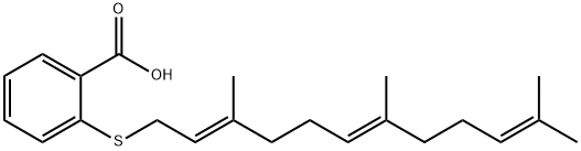 法尼基硫代水杨酸 结构式