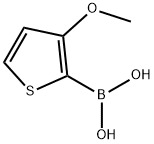 3-メトキシチオフェン-2-ボロン酸 化学構造式