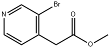 甲基2-(3-溴吡啶-4-基)乙酸甲酯, 162615-12-5, 结构式