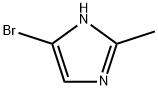 4-ブロモ-2-メチル-1H-イミダゾール 化学構造式