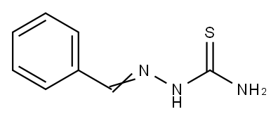 苯甲醛缩氨基硫, 1627-73-2, 结构式