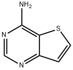 4-氨基噻吩并[3,2-D]嘧啶 结构式