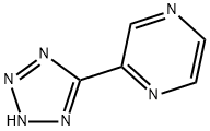 5 -(2 -吡嗪基)-1H-四唑, 16289-54-6, 结构式