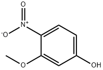3-甲氧基-4-硝基苯酚 结构式
