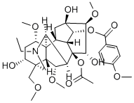 jesaconitine, 16298-90-1, 结构式