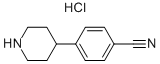 4-(PIPERIDIN-4-YL)BENZONITRILE HYDROCHLORIDE Structure