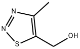 (4-メチル-1,2,3-チアジアゾール-5-イル)メタノール 化学構造式