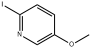 2-ヨード-5-メトキシピリジン 化学構造式