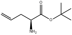 (S)-2-氨基-4-戊烯酸叔丁酯, 163210-82-0, 结构式