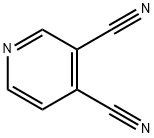 3,4-ピリジンジカルボニトリル 化学構造式