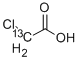 氯乙酸-2-13C 结构式