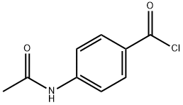 4-乙酰氨基苯甲酰氯 结构式