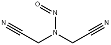 N-ニトロソジ(シアノメチル)アミン 化学構造式