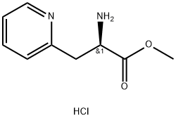 D-3-(2-吡啶基)丙氨酸甲酯二盐酸盐 结构式