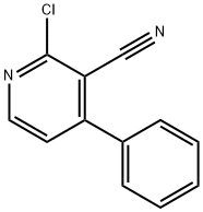 2-氯-4-苯基烟腈 结构式