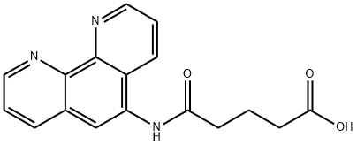 5-(1,10-Phenanthroline-5-ylaMino)-5-oxopentanoic acid Struktur