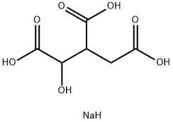 1-ヒドロキシ-1,2,3-プロパントリカルボン酸トリナトリウム 化学構造式