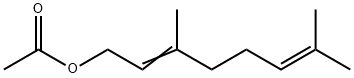 乙酸香叶酯 结构式