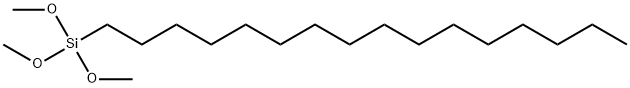十六烷基三甲氧基硅烷, 16415-12-6, 结构式