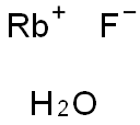 ふっ化ルビジウム水和物 化学構造式