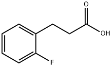 3-(2-フルオロフェニル)プロピオン酸 化学構造式