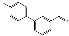 3-(4-フルオロフェニル)ベンズアルデヒド 化学構造式