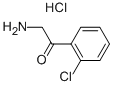 2-amino-1-(2-chlorophenyl)ethan-1-one hydrochloride Struktur