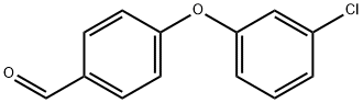 4-(3-CHLOROPHENOXY)BENZALDEHYDE Structure
